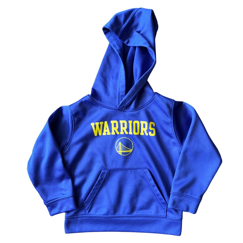 NBA Golden State Warriors Basketball Blue Hoodie Pullover Unisex Toddler 3T